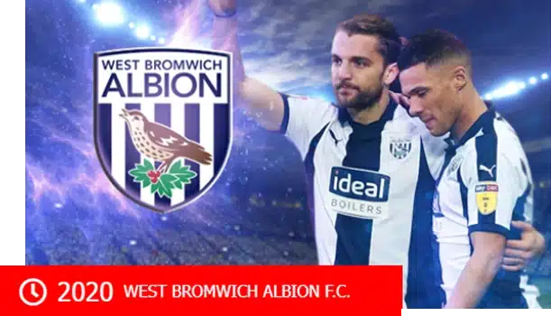 2020 nhà cái 12Bet tài trợ đội bóng West Bromwich Albion F.C