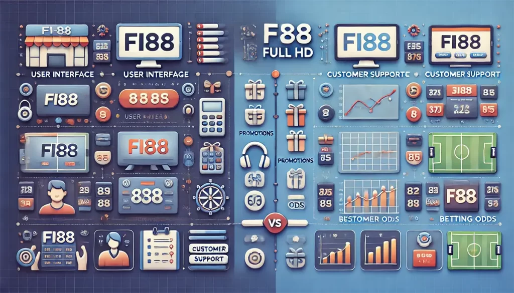 So sánh Fi88 với các nhà cái cá cược bóng đá khác